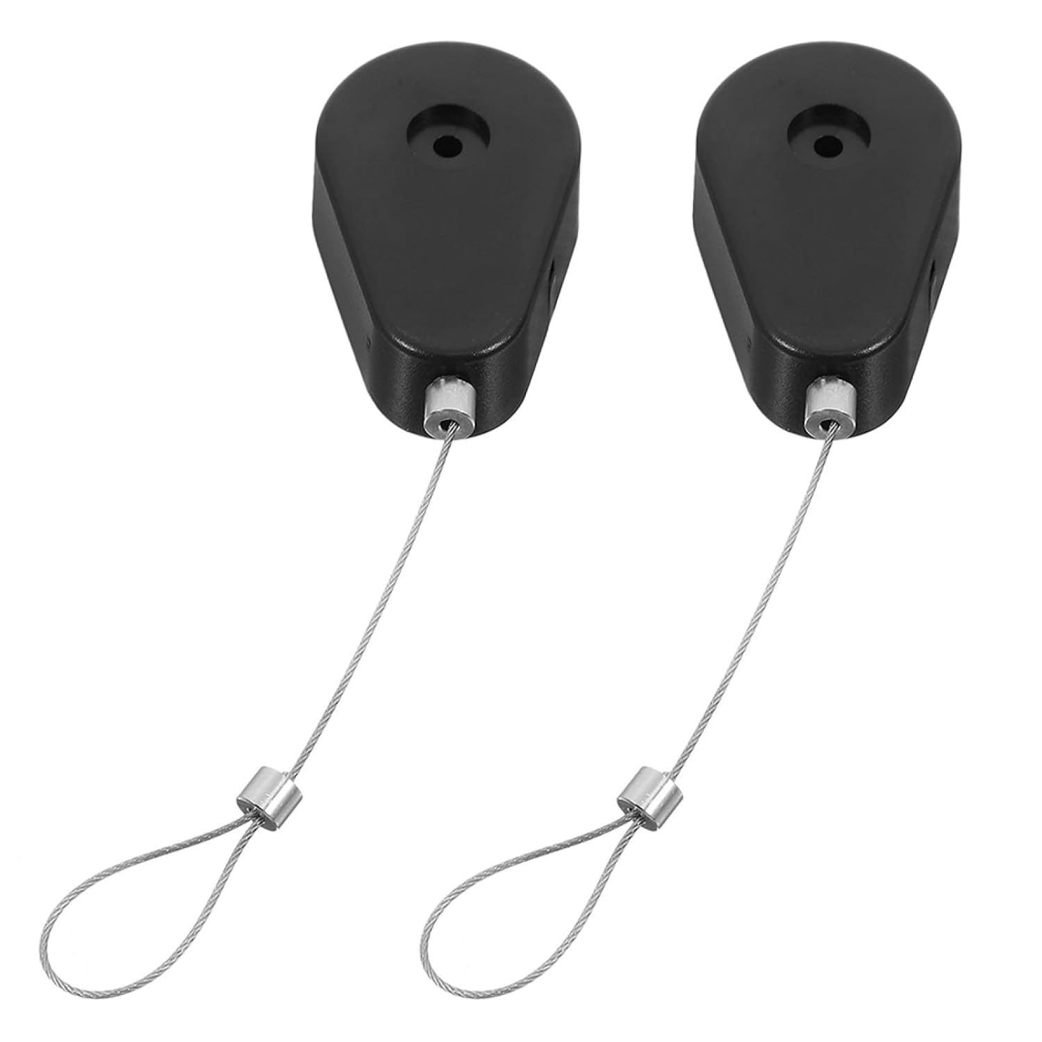 2pcs Telescopic -Lost Cable Lock Retractable Heavy-Duty Wire Box for Electronic Devices Secure -Theft for Travel and Home Use
