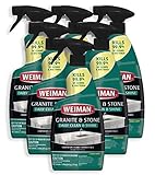 Weiman Granite Cleaner and Polish - 24 Ounce (6 Pack) Non-Toxic for Granite Marble Soapstone Quartz Quartzite Slate Limestone Corian Laminate Tile Countertop