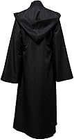 Vista 3 de JOYSHOP - Túnica con capucha para hombres y niños, capa para disfraz de Halloween y cosplay