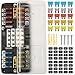 16 Way Fuse Block Marine Panel Fuse Box Kit 16 Circuit Fuses Holder with Led Indicator Waterpoof Cover for 12V/24VCar Rv Boat Marine Automotive