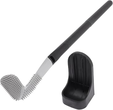 Ciieeo 1 Set Golf Mat Braft Toilet Brush with Base Undead