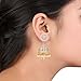 Swasti Jewels American Diamond CZ Fashion Jewellery Traditional Ethnic Pearls Jhumka Earrings for Women