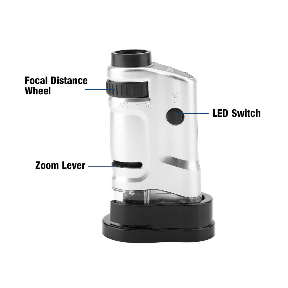 THC Pocket Microscope 60 X 100 Zoom
