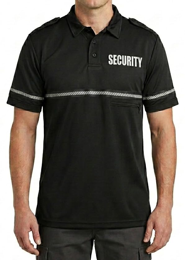 First Class Bike Patrol Polo con cintas reflectantes - Camisa de alta visibilidad