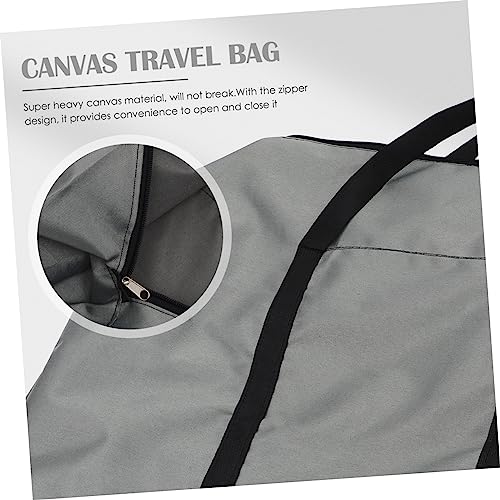 BESPORTBLE Gym Duffle Bag Handles Large Capacity Oxford Cloth Storage Bag Travel Luggage Men Moving Grey4