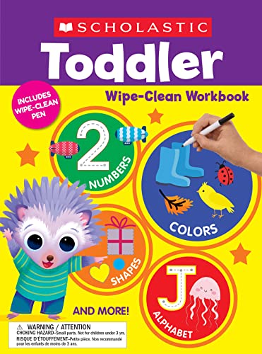 Image of Scholastic Toddler Wipe-Clean Workbook