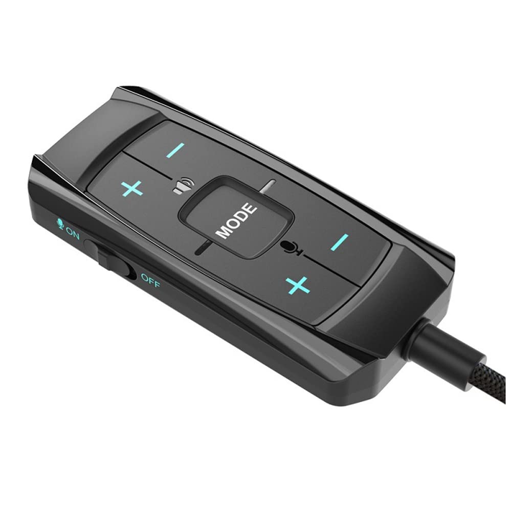 istovo external usb sound card 7.1-channel 3d audio adapter 3.5mm gaming headset headsets replacement for pc desktop notebook