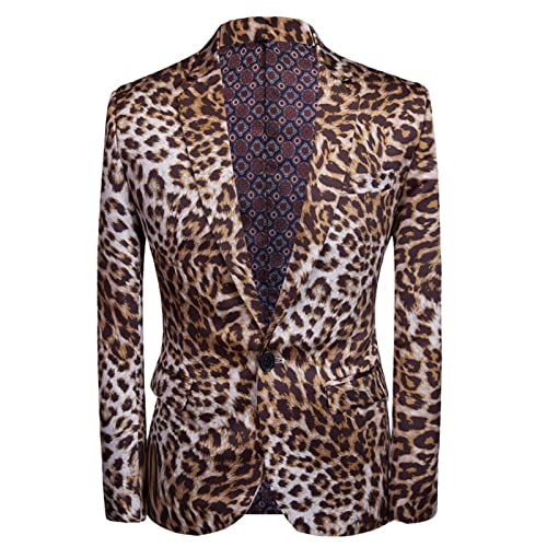 Men Suit Sets Leopard Print Men Suit Blazer Set with Pants for Men Performance DJ Jacket Luxury Singer Star Coat2
