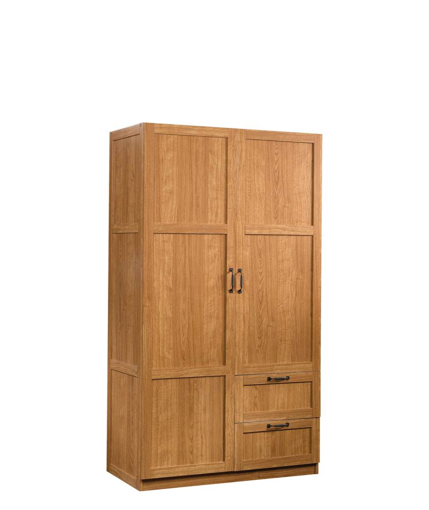Sauder Storage Cabinet, Highland Oak Finish : Home & Kitchen