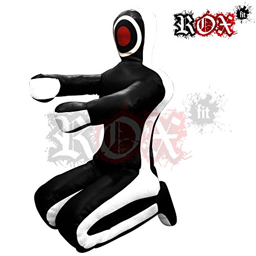 ROX Fit Grappling Maniquí Realista Estilo Recto Brasileño JiuJitsu Bolsa De Entrenamiento 3 Pies, 4 Pies, 5 Pies, 6 Pies (sin Rellenar