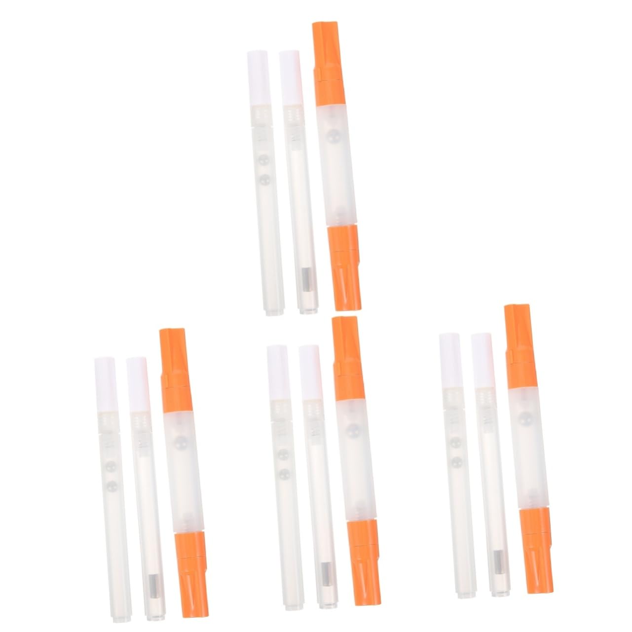SEWACC 12pièces Stylos De Peinture Vides Rechargeables Marqueurs Graffiti Pour Et Dessin Accessoires De Bureau Et Artistiques Double Pointe