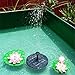 Alisabler Solar Power Fountain, Solar Panel Water Floating Fountain Pump Kit for Bird Bath Fish Tank Small Pond Garden Decoration