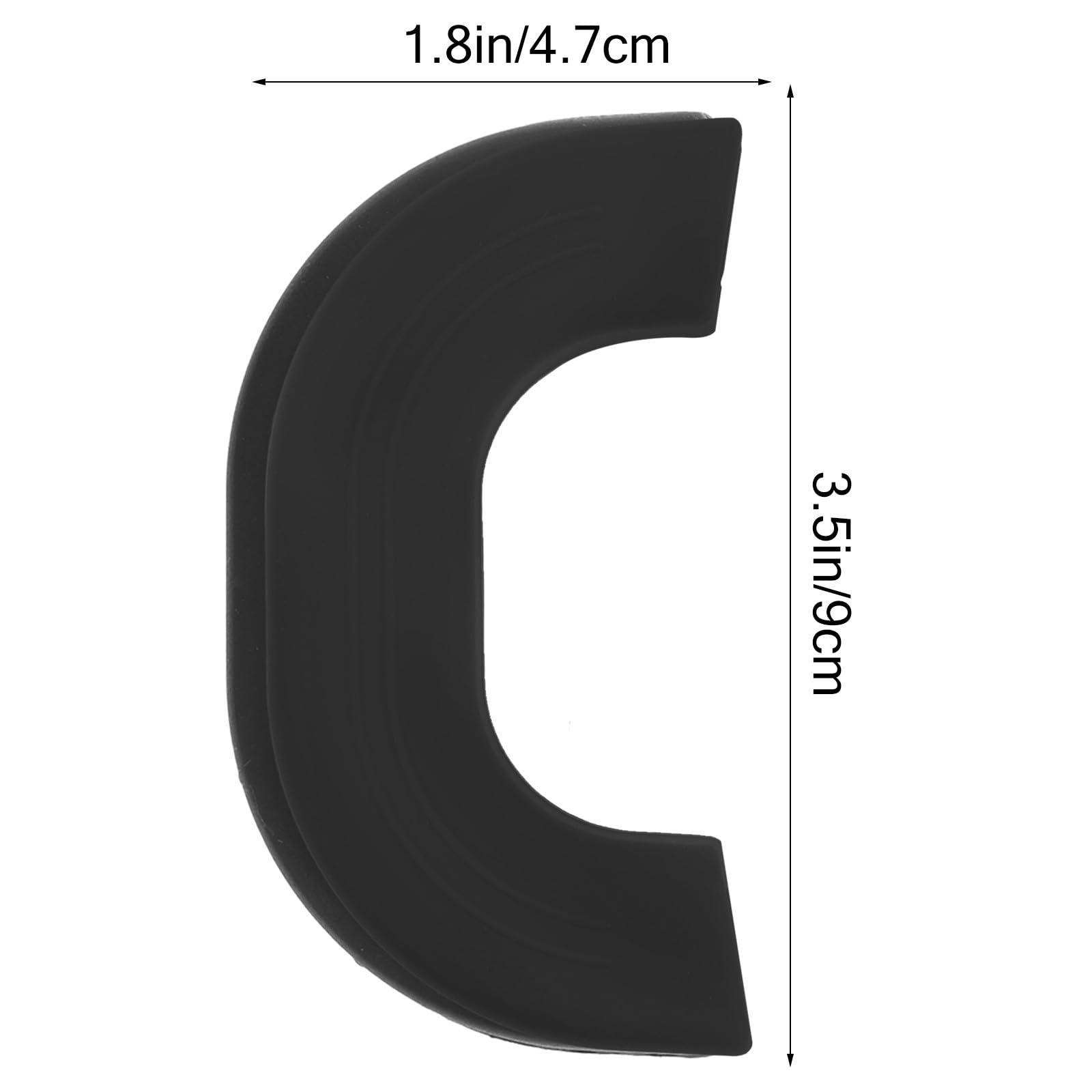 LABRIMP 4 Piezas Protector de Asas para Ollas de Silicona Resistente al Calor Antideslizante y Antiquemaduras de Fundas para Mangos de Cazuelas y Sartenes Cocina Doméstica