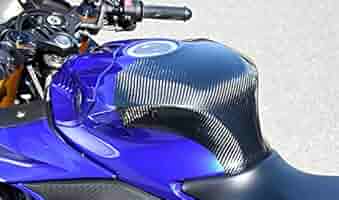 YZF-R6  綾織カーボンタンクカバー　マジカルレーシング Magical Racing マジカルレーシング タンクエンド 素材：綾織り
