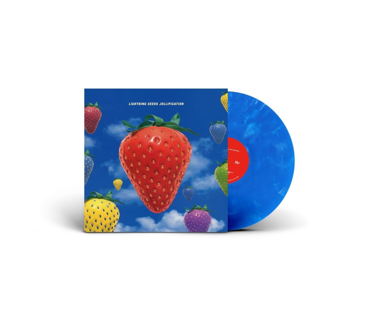 The Lightning Seeds Jollification Vinyl LP Blue Colored New and Sealed