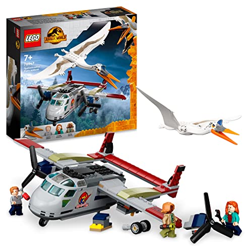 Image of LEGO Jurassic World Quetzalcoatlus Plane Ambush 76947 Building Kit (306 Pieces)