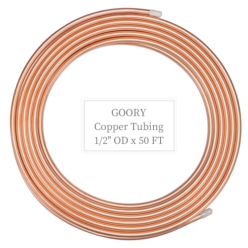 GOORY Copper Tubing 1/2