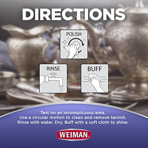 Image of Weiman Silver Wipes - Pack Of 20