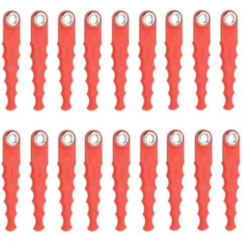 THTEN AF-100 Trimmer Replacement Blades Compatible with Black & Decker GH600,GH610,GH900,GH912 Edger Grass Trimmers 18 Pack Orange Cover
