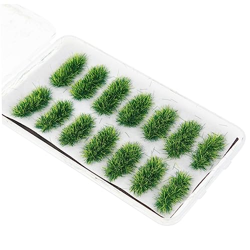 HOMSFOU Touffes Herbe Artificielles Plastique Décorations De Table De Sable Modèle Herbe Statique pour Jardins Miniatures Et Chemins