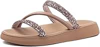 Chinelo Flatform Tira Tripla Multi Preto Moleca 5469.121