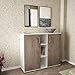 Milani Home s.r.l.s. Mobile Ingresso di Design Moderno con scarpiera e Porta Borse