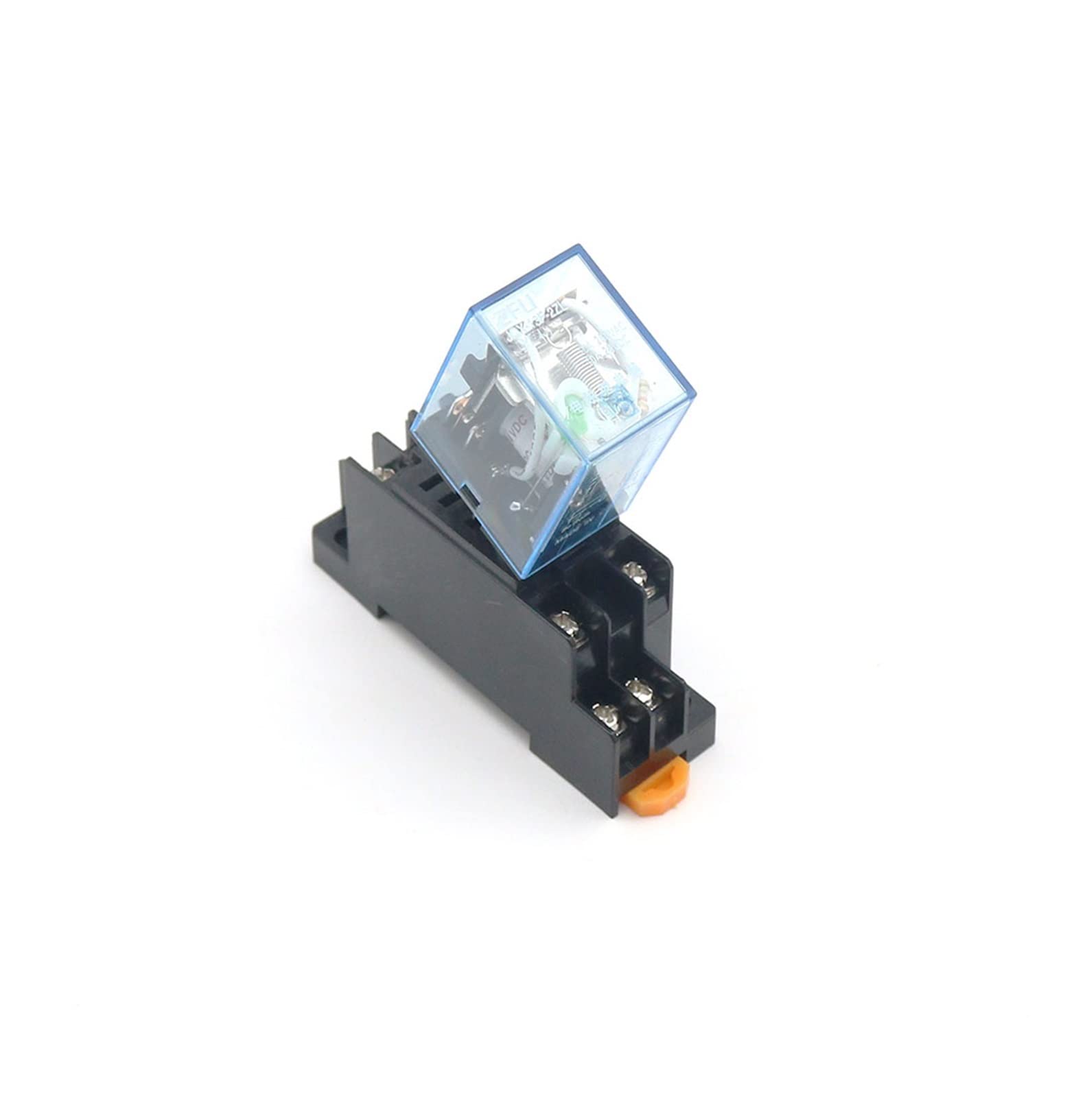 SHANGMAOYO Relais 10pcs MY2P HH52P MY2 12V/24V AC/DC Spule Allgemeinzweck DPDT Mikro -Mini -Relais mit Sockelbasis Elektronische Komponenten (Current Range : DC, Size : 12V)