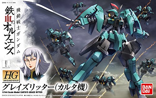 Bandai Hobby HG IBO 1/144 Carta's Graze Ritter Gundam Iron-Blooded Orphans miniatura 4
