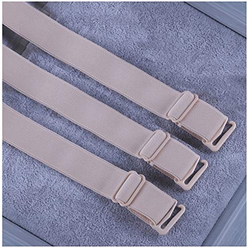 Image of 3 Pairs Bra Strap Replacement Elastic Adjustable Removable Multi Color