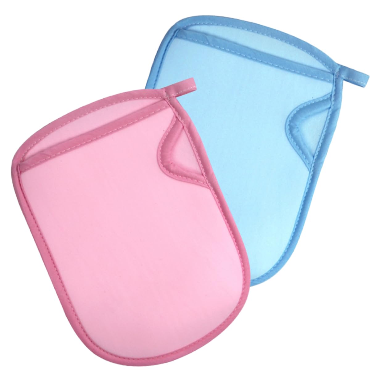 Cabilock 4Pcs Exfoliating Bath Gloves Skin Friendly Shower Mitts for Gentle Skin Cleaning Reusable Skin Exfoliator for Home Hotel and Spa Use Lightweight PVA Material