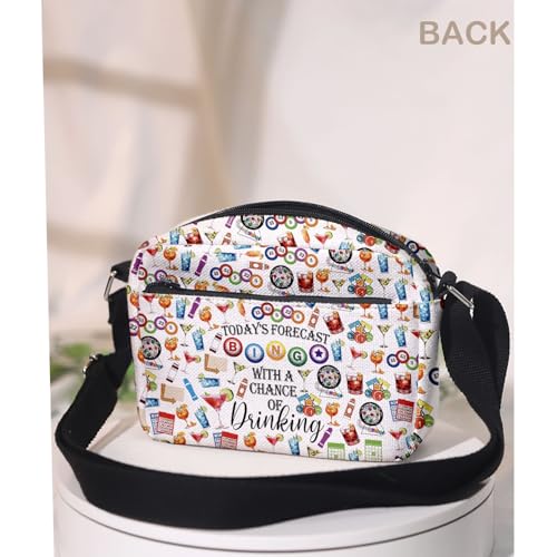 MAOFAED Board Game Crossbody Bag,Board Game Player Gift, Bachelorette Party Favor, Shoulder Bag for Women(todaybingodj4