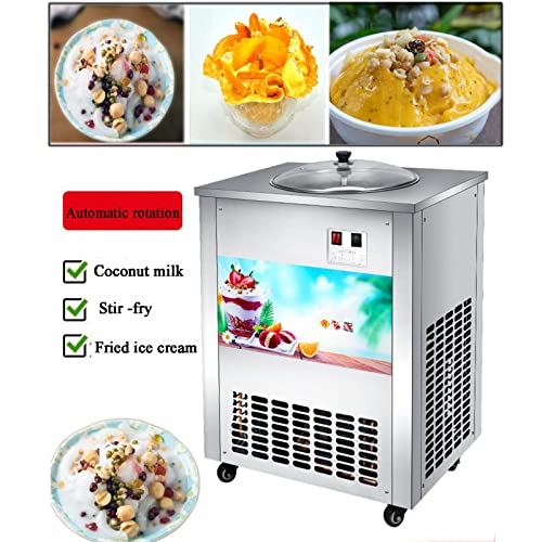 LANGTAOSHA Eisplatte Zum EIS Machen, Eiscreme Maschine Vollautomatische Eismaschine, Gefrorener Joghurt, Lügencreme, Für… – Bild 3