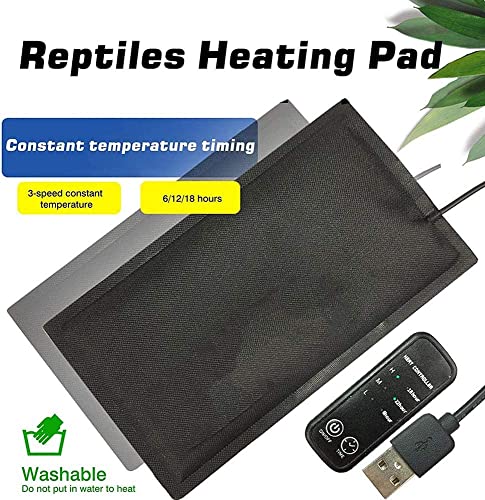 Alfombrilla térmica USB para reptiles 20x10 cm miniatura 3
