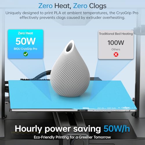 Image of BIQU CryoGrip Pro Frostbite for Kobra 3 Combo 3D Printer 250x250MM Upgrade Panda Build Plate, Room Temperature Print