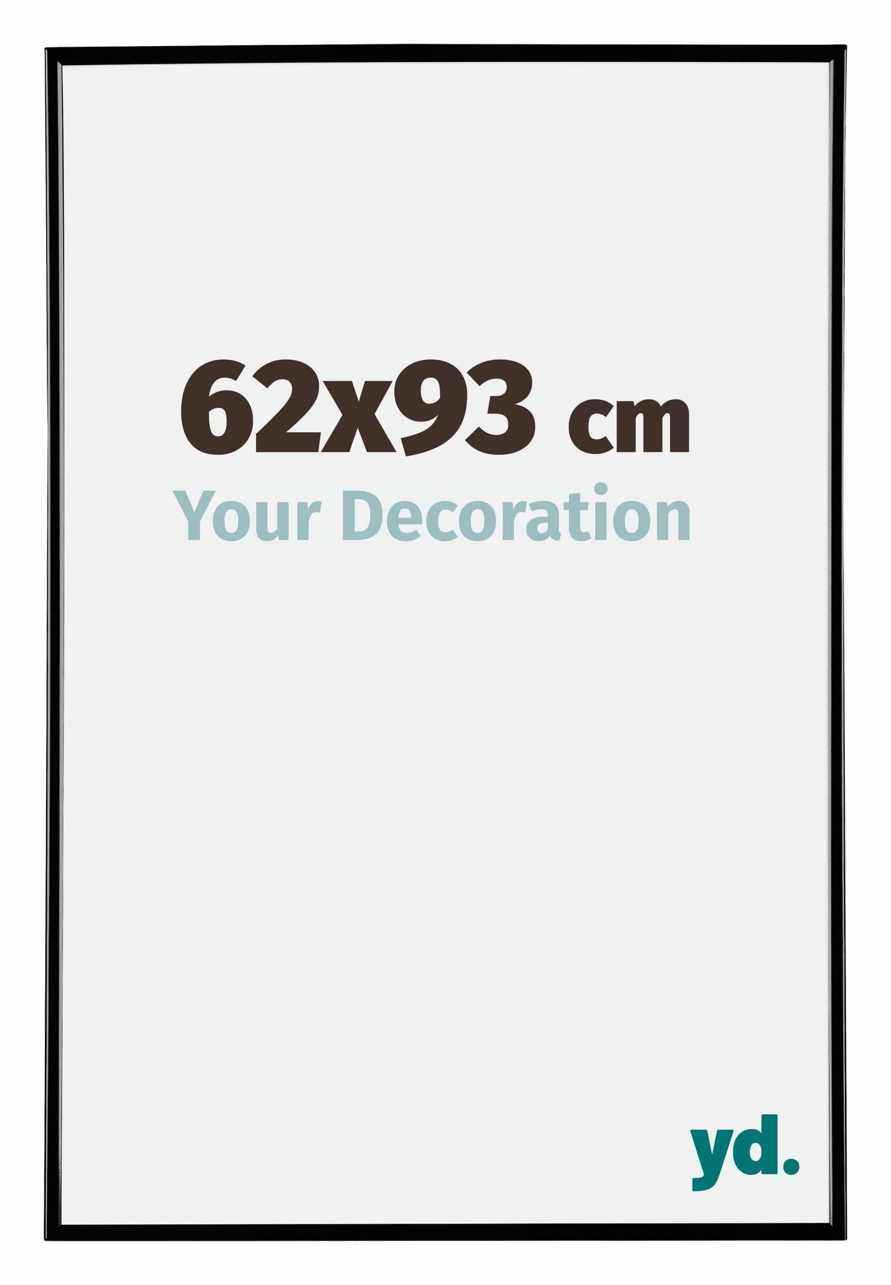 Your Decoration - Picture Frame 62x93 cm - Black High Gloss - Decorative Wall Frame in Plastic with Antireflection - Frame 62x93 - Evry — image 1