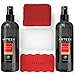 Arteza Chalkboard Cleaner Set with 2 Cleaners, 10-Ounces Each, 1 Microfiber Fabric Towel, 2 Magic Sponges & 1 Magnetic Eraser, Office Supplies for Chalkboards, Blackboards & Glass Surfaces