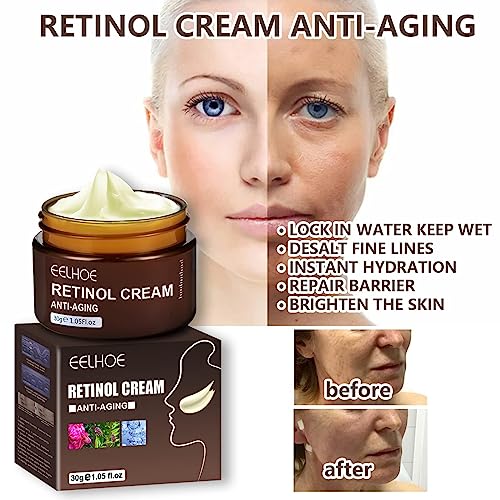 Retinol Anti Aging Wrinkle Removal Skin Firming Cream, Retinol Firming & Revitalizing Cream (3 Pcs) #TOP3