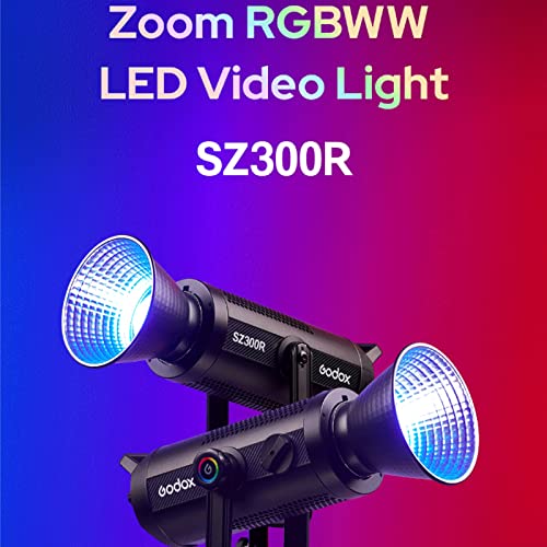 Ficha técnica Godox Sz300R 330W Zoom Rgbww Led Video Light Cct 2500-10000K CRI 96 Tlci 96 14 Fx Effects Full-Color Bowens Mount Video Light For Youtube Studio Gaming Streaming Broadcasting Interview Etc - Fernando Cortés Ficha técnica Godox Sz300R 330W Zoom Rgbww Led Video Light Cct 2500-10000K CRI 96 Tlci 96 14 Fx Effects Full-Color Bowens Mount Video Light For Youtube Studio Gaming Streaming Broadcasting Interview Etc - Fernando Cortés