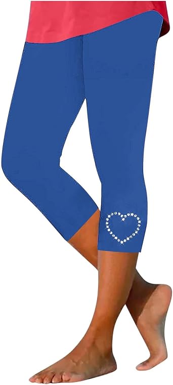 Womens Capris for Summer Dressy Cropped Pant Hollow Out Leggings Stretchy Yoga Capri Workout Compression Capri Pants