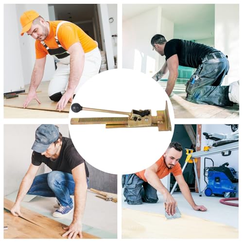Cric de sol avec cloueur de réparation pour pose de planches stratifiées et fixation - 4