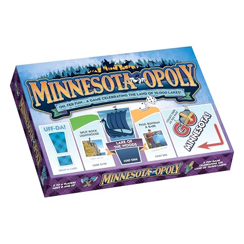 Minnesota-Opoly Juego de Mesa Familiar para 2-6 Jugadores miniatura 1