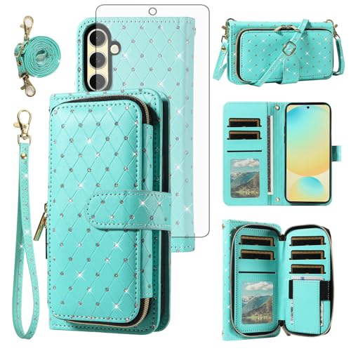 Coque Samsung Galaxy S24 FE Asuwish antichoc vert avec protection intégrale