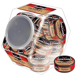 Jack Link’s Beef Chew, Shredded Beef Jerky, Made with Premium Beef, Original Flavor, 0.32 Oz Per Snack Tin, 11.52 Ounce Total, 0.31 Ounce (Pack of 36)