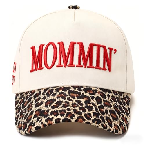 Mommin Trucker Hat Mothers Day Mom Gifts for Women Baseball Baps Two-Tone Embroidery Mama Hats for Casual Wear