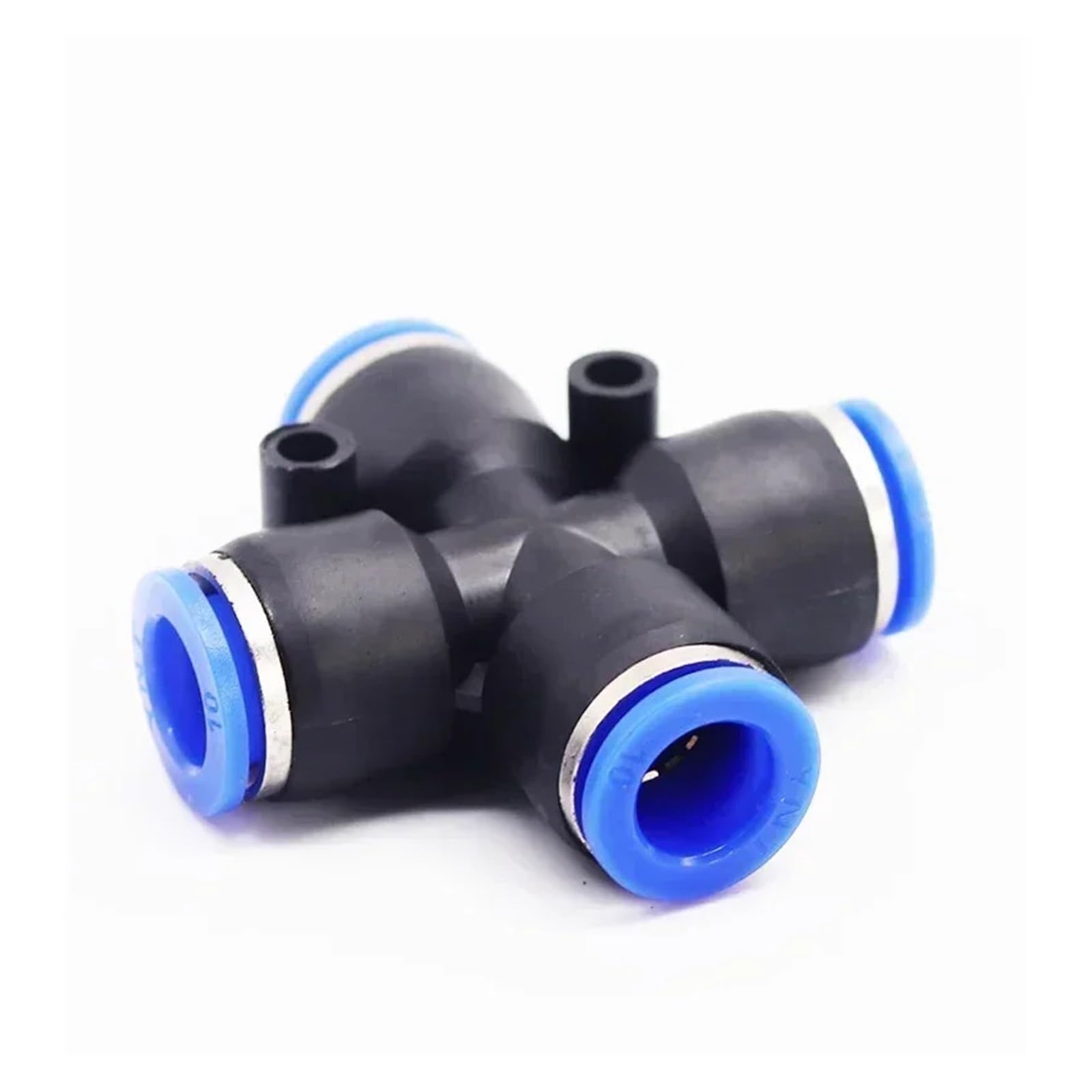 Connecteur pneumatique 4 voies PZA-4 en lot de 100 pièces pour tube de 4mm