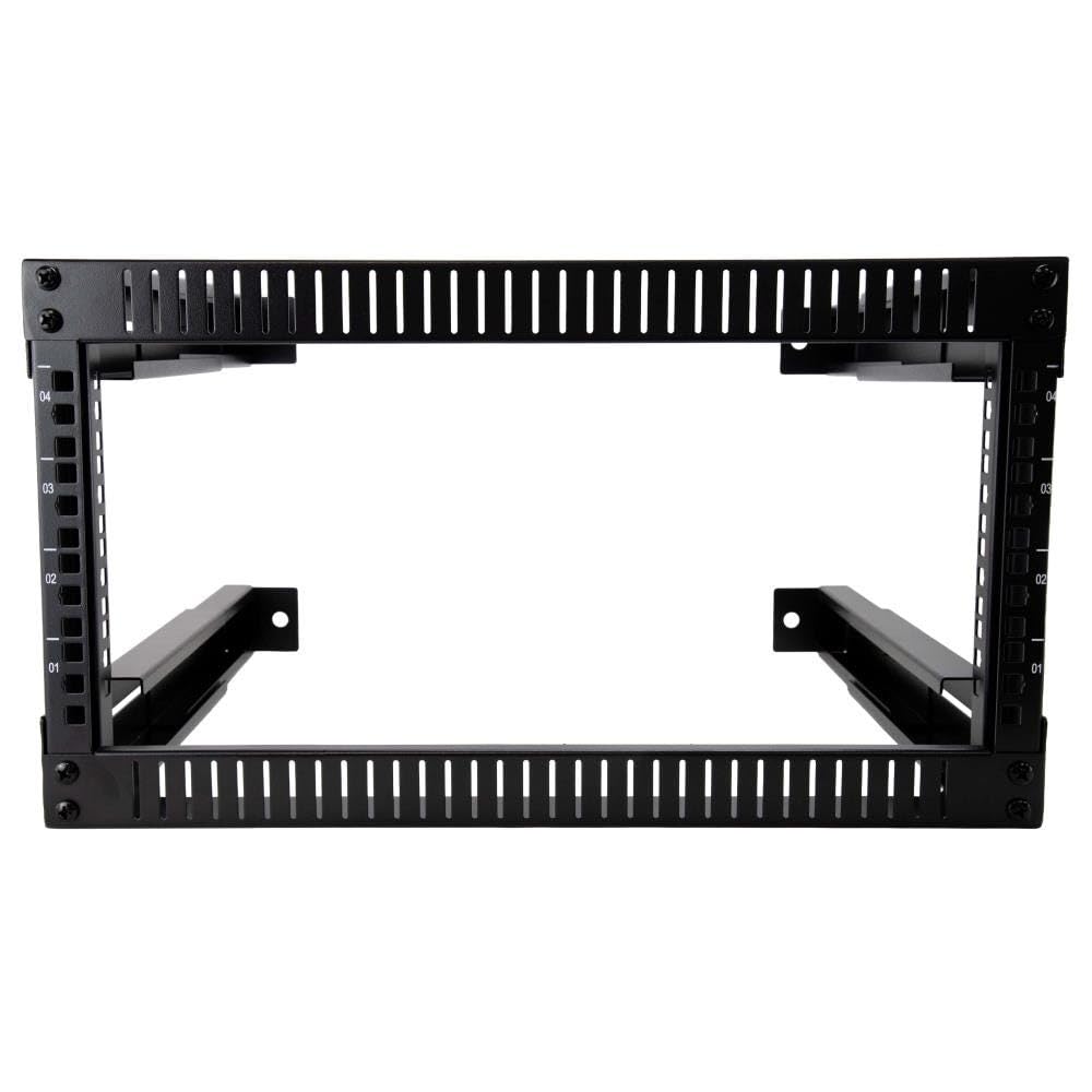 kenable Rack Mural 19 Pouces 4U Châssis Ouvert Profondeur Réglable 300-500 mm pour Réseau Serveur
