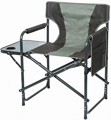 VISUALIZATION Toolkit Outdoor – Campingstuhl, Komfort Relax – mit Tablet und Seitentaschen – faltbar