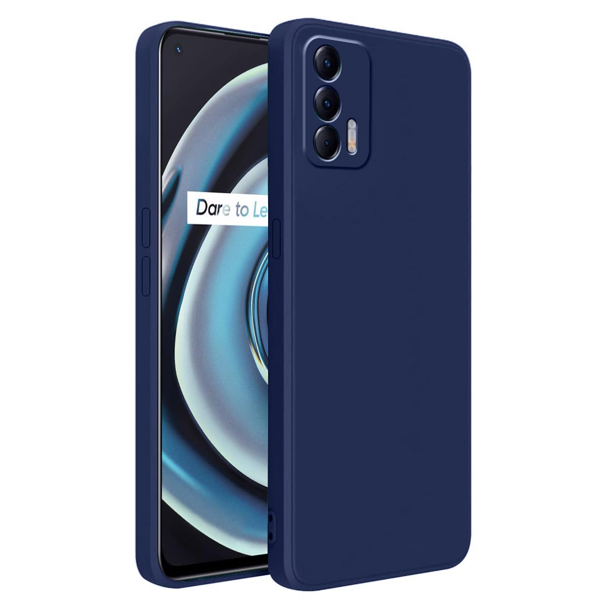 LIRAMARK Silicone Soft Back Cover Case for Realme GT 5G / Realme Q3 Pro 5G (Silicone Blue) (B0BL1DBYB2) Amazon Price History, Amazon Price Tracker