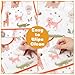 R HORSE 5Pcs Baby Toddler Bibs with Crumb Catcher Pocket & Snap Button Adjustable Cute Animal Waterproof Baby Feeding Bibs for Boys Girls 6-24 Months