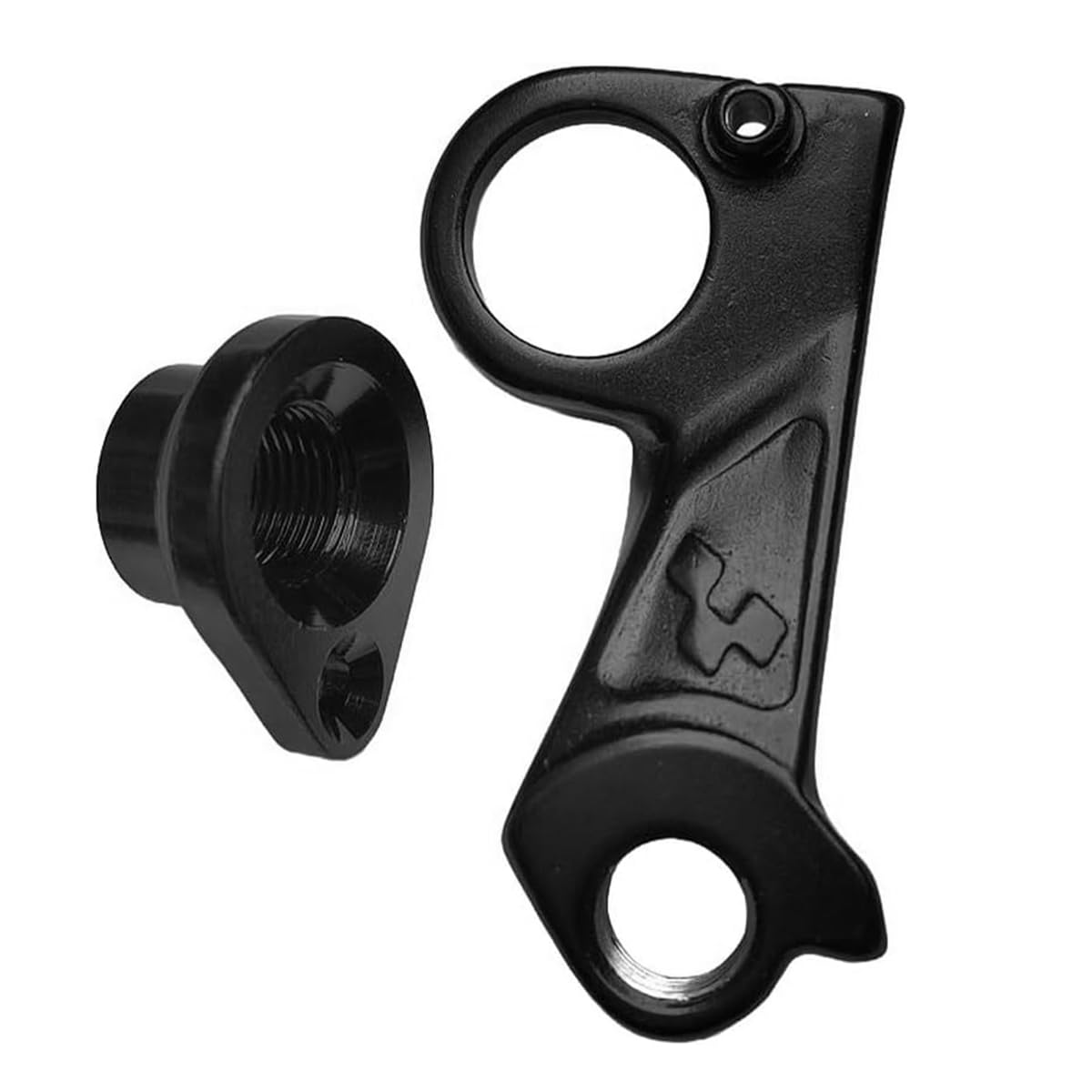 Hoite Rear Derailleur Hanger, Aluminum Bicycle Rear Hook,Bicycle Stereo Derailleur Mech Hanger,Dropout & Screws for Mountain Bikes